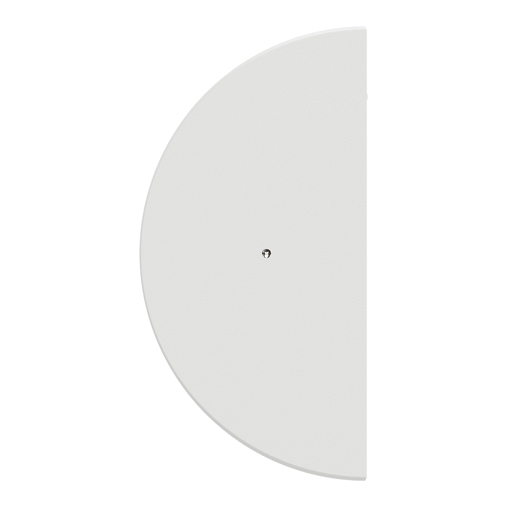 Odace demi enjo lumineux 2xVV pous blanc